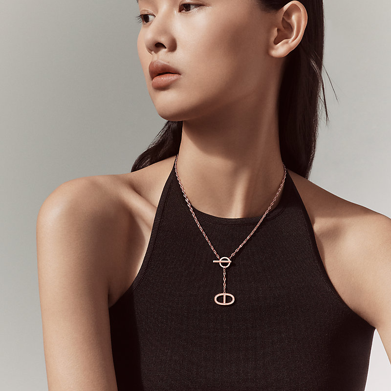 Chaine d'ancre Contour pendant, large model | Hermès